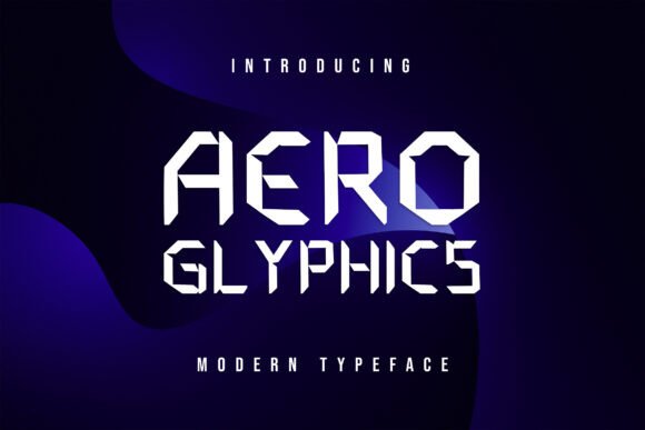 Aero Glyphics Font: A Futuristic Display Typeface for Branding