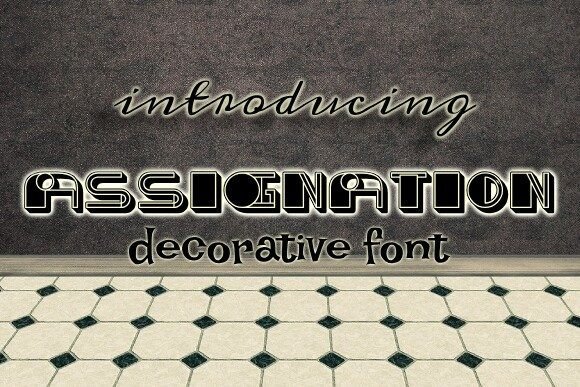 Assignation: A Charming Font for Eye-Catching Designs