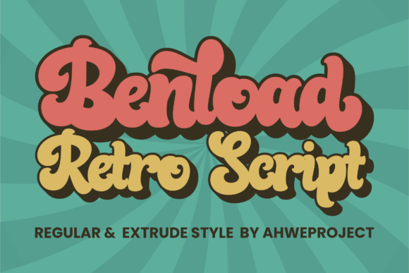 Boost Your Campaign with Benload: A Bold and Retro Font