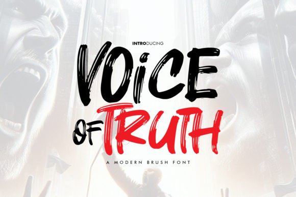 Bring Your Creations to Life with Voice of Truth Font
