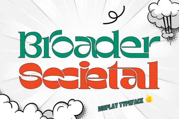 Broader Societal: A Display Ligature Font for Editorial Elegance
