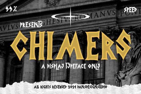 Chimers: A Bold and Stylish Blackletter Display Font
