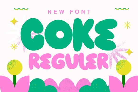 Coke: A Playful Display Font for Engaging Visuals