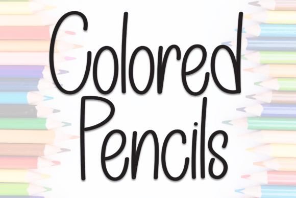 Colored Pencils: A Charming Handwritten Font for Marketers