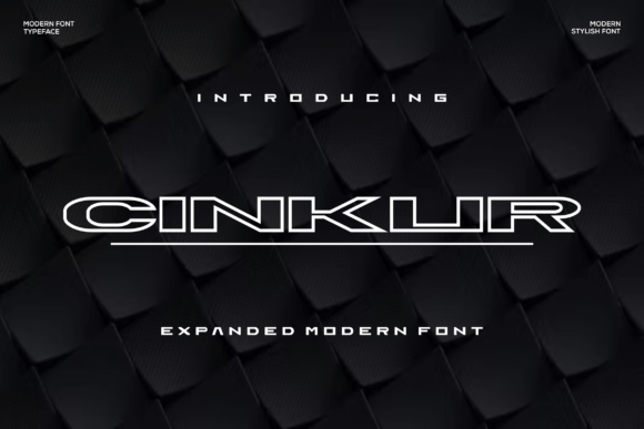 Discover Cinkur: The Perfect Font for Creative Makers