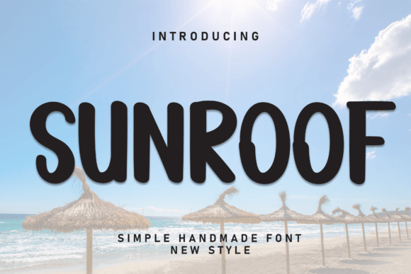 Discover Sunroof: A Charming Handwritten Display Font
