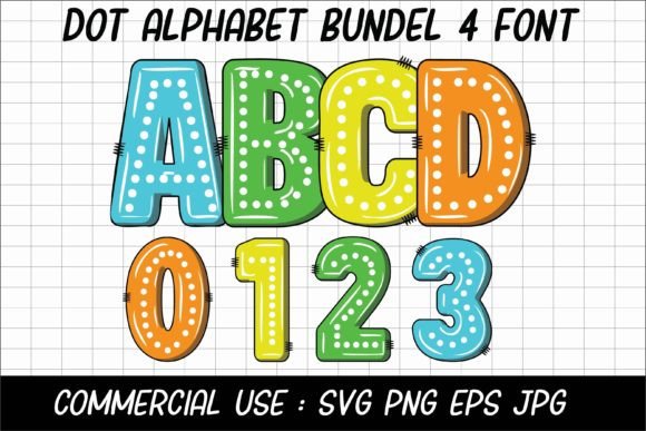 Dot Alphabet: A Unique Font for Editorial Design