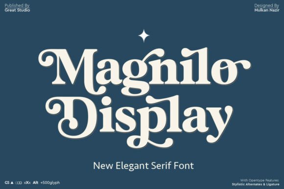 Elevate Your Craft with Magnilo Display Font