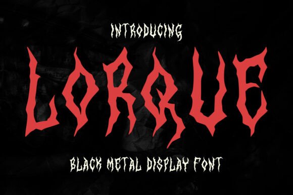 Enhance Your Campaigns with Lorque, the Bold Blackletter Font