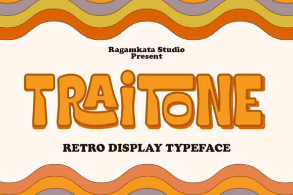 Enhance Your Craft with Traitone, the Fun Retro Display Font