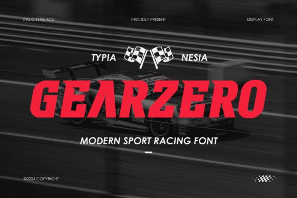 Gearzero Font: Adding Speed to Digital Layouts