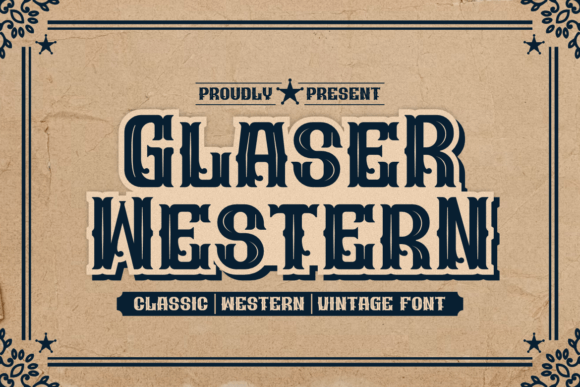 Glaser Western: A Bold Slab Serif for Editorial Design
