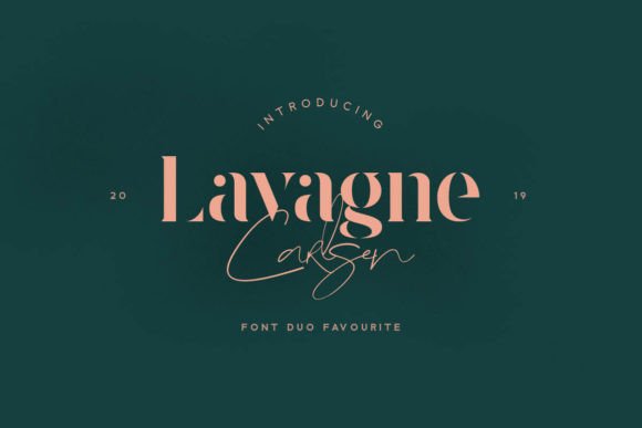 Lavagne Carlsen Font: A Modern Stencil for Makers