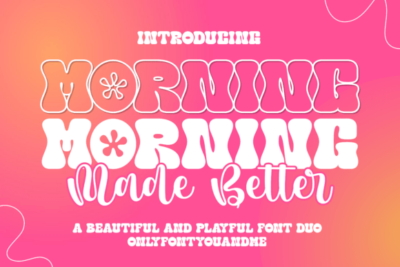 Morning Made Better: A Versatile Font for Crafters and Creators