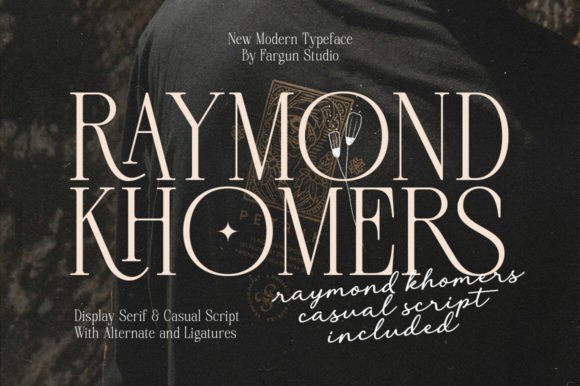 Raymond Khomers: A Font for Elegant Editorial Design