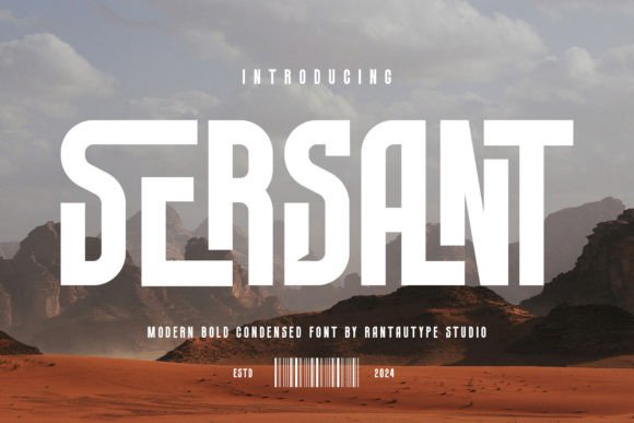 Sersant Font: Bold Editorial Typography