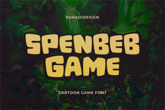 Spenbeb Game: A Playful Display Font for Editorial Charm