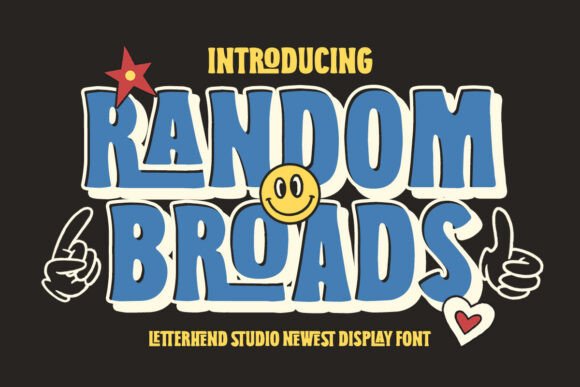 Testing Random Broads Font for Playful Brand Identity