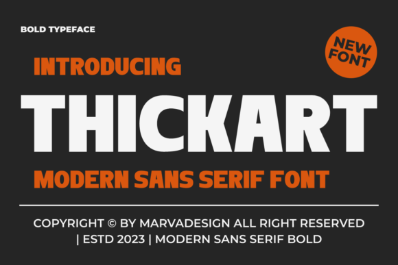 Thickart Font: A Modern Sans Serif for Branding