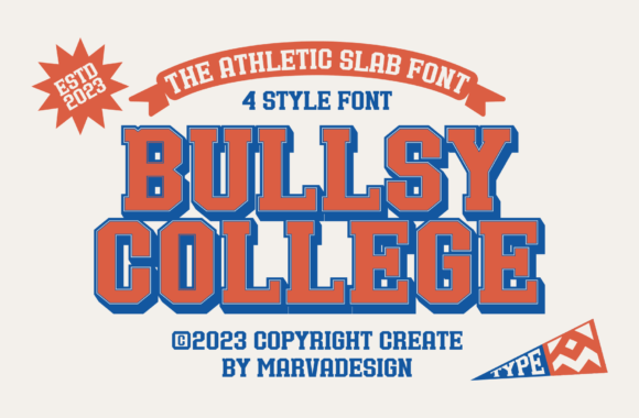 Transform Your Brand with Bullsy College Font