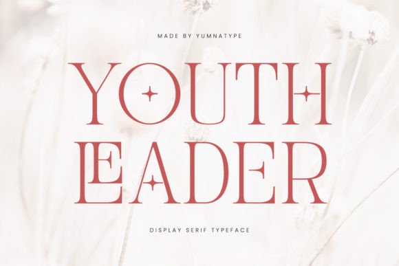 Youth Leader Font: Bold Serif Typography for Digital Campaigns